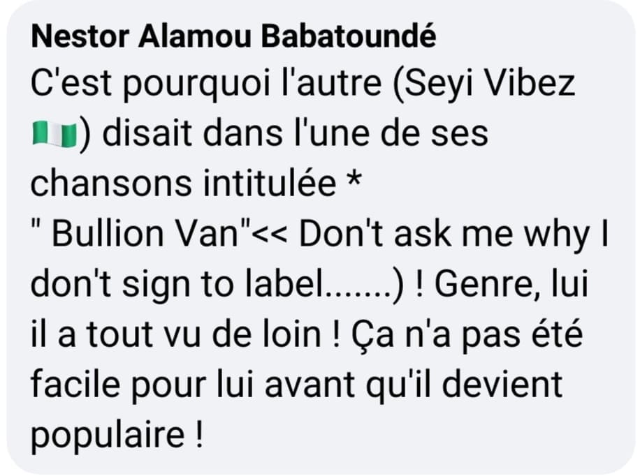 Le monde de la musique nigériane est en ébullition. Shallipopi, jeune artiste prometteur, est confronté à une situation délicate