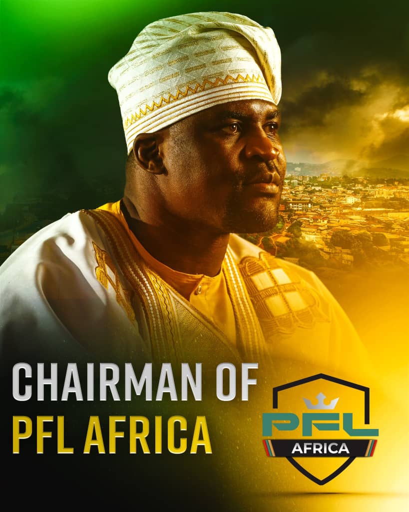 Francis Ngannou, président de la PFL Africa, le lancement officiel prévu au Cap