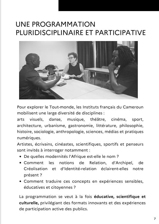 L’Institut français du Cameroun (IFC) donne officiellement le coup d’envoi de sa Saison culturelle 2026 à Douala, ce mardi 20 janvier 