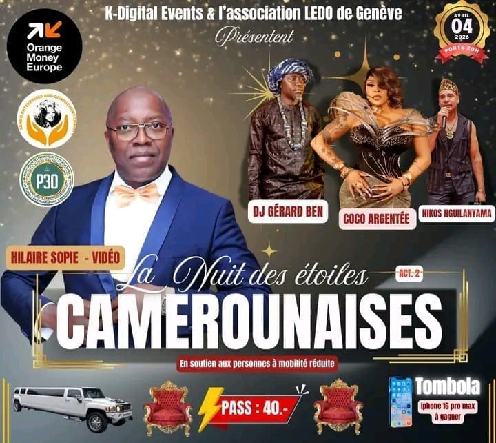 Annemasse en transe : Coco Argentée et DJ Gérard Ben électrisent la Nuit des Étoiles Camerounaises Acte 2
