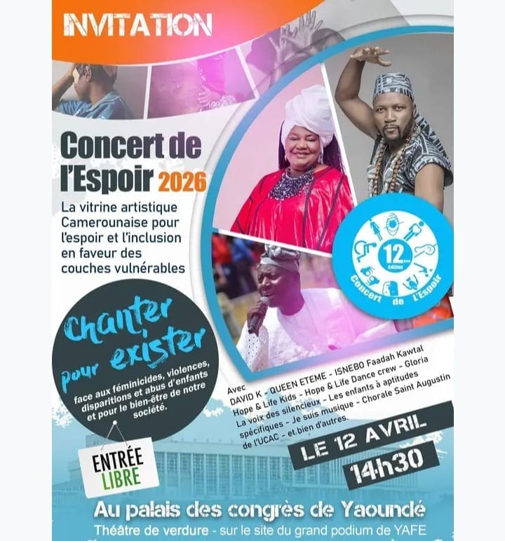 Le Concert de l’Espoir 12e édition brise le silence face aux violences faites aux femmes et aux enfants